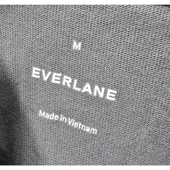 Everlane T Shirt Mens Medium Gray Short Sleeve Crew Organic Cotton Premium - Picture 3 of 10